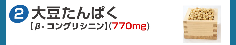 大豆たんぱく β-コングリシニン 770mg