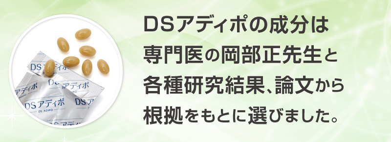 アディポネクチンを高める成分の選定